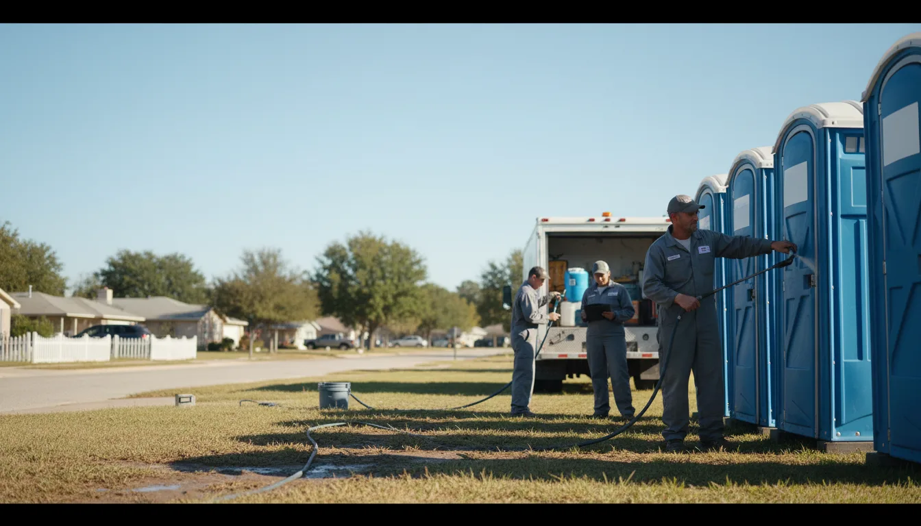 Long-Term Portable Toilet Rental in Petersburg, TX near me